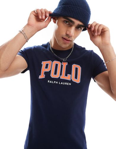 T-shirt avec appliqu logo en chenille - Polo Ralph Lauren - Modalova