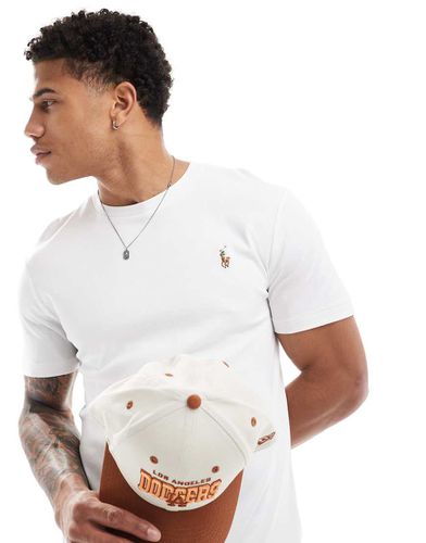 T-shirt en coton pima avec logo emblématique - Polo Ralph Lauren - Modalova