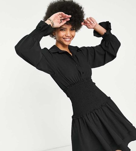 Robe babydoll à manches évasées et détail froncé - Parisian Tall - Modalova