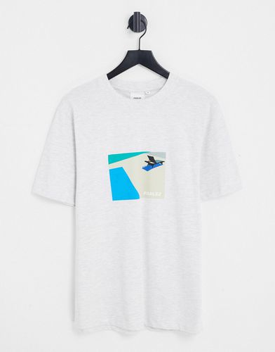 Alleynes - T-shirt avec imprimé piscine abstrait sur la poitrine - Parlez - Modalova