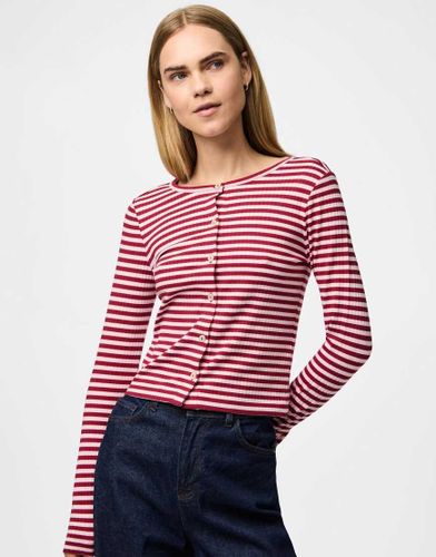 Pieces - Gilet - Rouge fonc - Pieces - Modalova