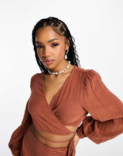 Top d'ensemble de plage avec dtail nou - Pieces - Modalova