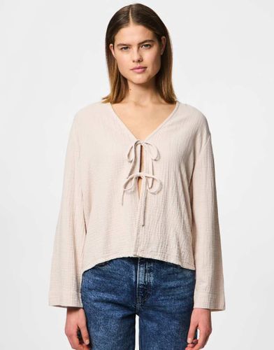 Pieces - Top - Gris argent - Pieces - Modalova