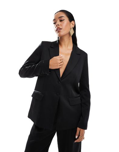 Blazer d'ensemble oversize en satin - Pretty Lavish - Modalova