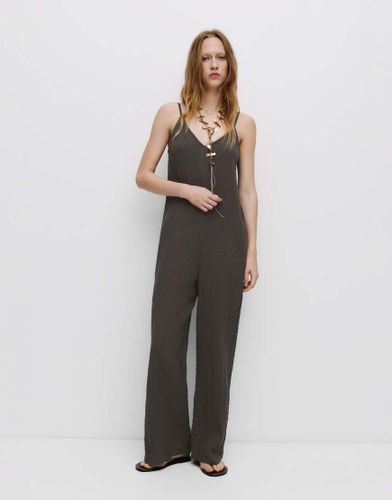 Combinaison longue  bretelles - Pull & bear - Modalova