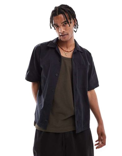 Chemise effet froiss avec col  revers - Pull & bear - Modalova