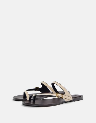 Sandales plates - cru - Pull & bear - Modalova