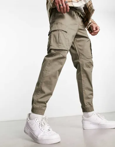 Pantalon cargo - Kaki - Pull & bear - Modalova