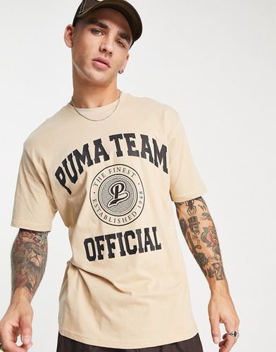 T-shirt à imprimé Team - Beige - Puma - Modalova