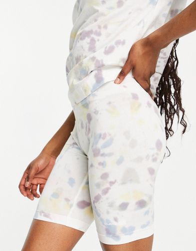 Move With Me - Short legging effet tie-dye - Blanc/multicolore - Quiksilver - Modalova