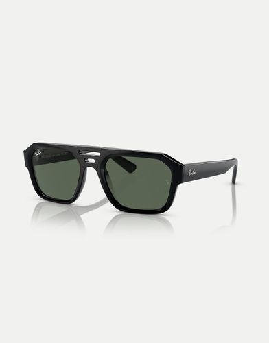 Ray-Ban - Corrigan - Lunettes de soleil irrégulières à verres verts - Rayban - Modalova