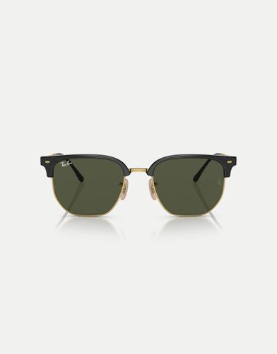 Ray-Ban - New Clubmaster - Lunettes de soleil avec verres verts - et doré - Rayban - Modalova