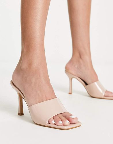 Briya - Mules vernies à talon - Beige - Raid - Modalova