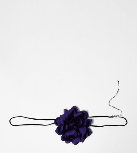 Chaîne de ventre avec fleur - Violet - Reclaimed Vintage - Modalova
