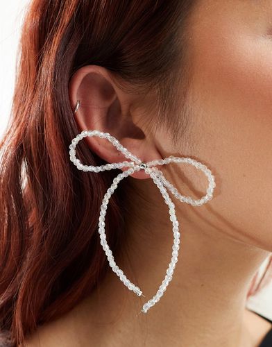 Boucles d'oreilles naud à perles - Reclaimed Vintage - Modalova