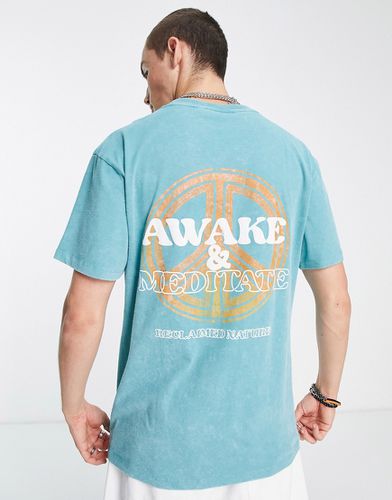 Inspired - T-shirt à motif Awake - Reclaimed Vintage - Modalova