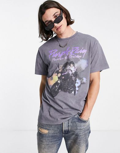 Inspired - T-shirt avec imprimé Prince sous licence - délavé - Reclaimed Vintage - Modalova