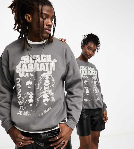 Sweat unisexe à imprimé Black Sabbath sous licence - Anthracite - Reclaimed Vintage - Modalova