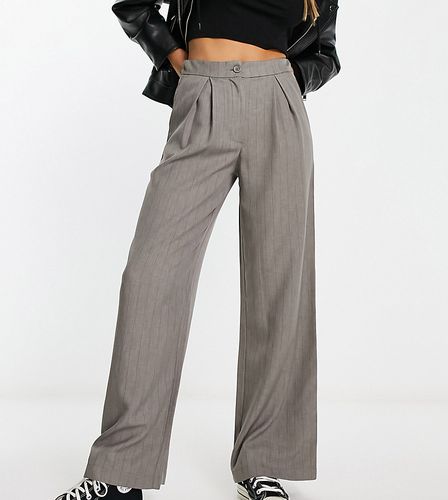 Pantalon ample à fines rayures - Gris - Reclaimed Vintage - Modalova