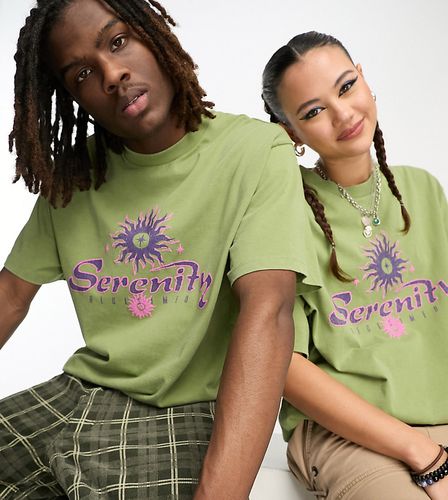 T-shirt unisexe à imprimé Serenity - Kaki - Reclaimed Vintage - Modalova