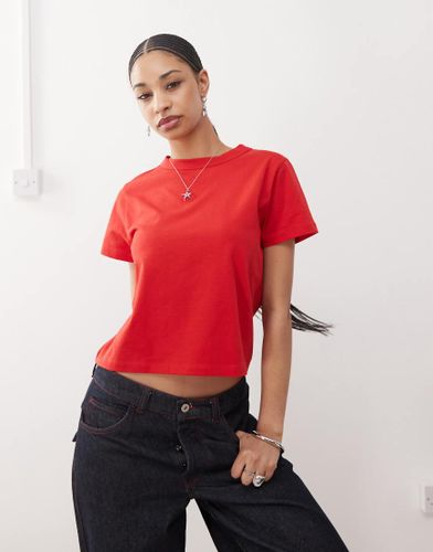 T-shirt ajust - cerise - Reclaimed Vintage - Modalova