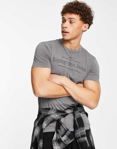Replay - T-shirt - Gris - Replay - Modalova
