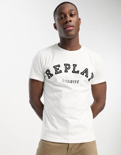 Replay - T-shirt imprimé - Blanc - Replay - Modalova