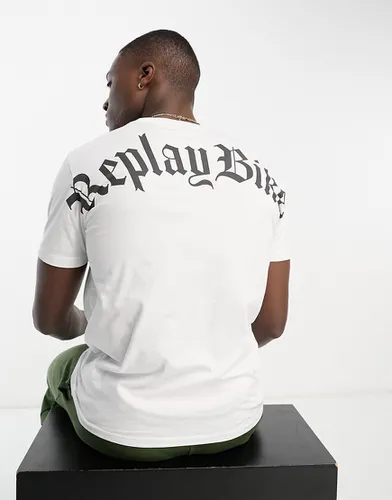 Replay - T-shirt imprimé - Blanc - Replay - Modalova