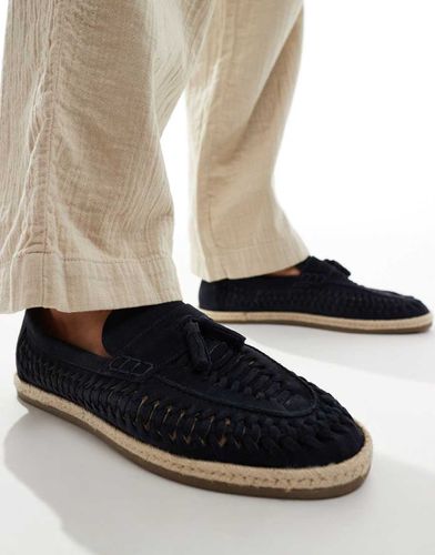 Mocassins tressés style espadrille - marine - River Island - Modalova