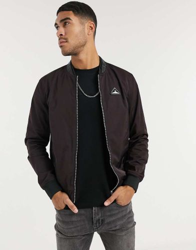 Bomber avec col en PU - Baie - River Island - Modalova