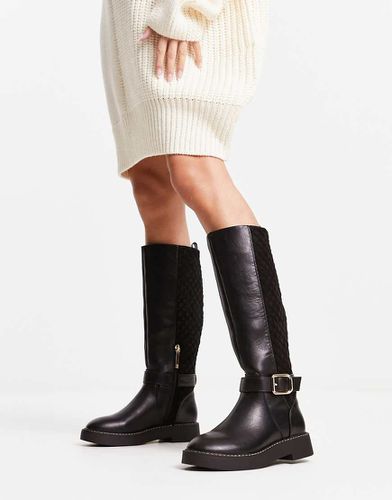 Bottes matelassées avec boucle - River Island - Modalova