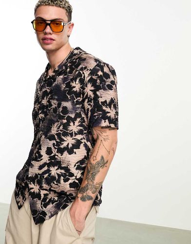 Chemise froissée à imprimé fleuri - River Island - Modalova