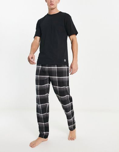 Ensemble de pyjama style pantalon de jogging à carreaux - River Island - Modalova