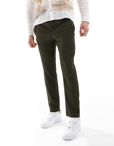 Pantalon plissé - Kaki - River Island - Modalova