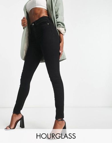 River Island Plus - Jean skinny sculptant et rehaussant en tissu power stretch - Noir - Asos Design - Modalova