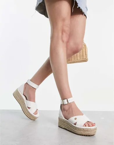 Sandales à plateforme style espadrilles - River Island - Modalova