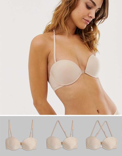 Ultimate Silhouette - Soutien-gorge multipositions sans bretelles - Beige - Wonderbra - Modalova