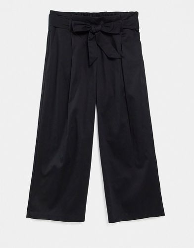 Pantalon en coton avec ceinture à nouer - Warehouse - Modalova