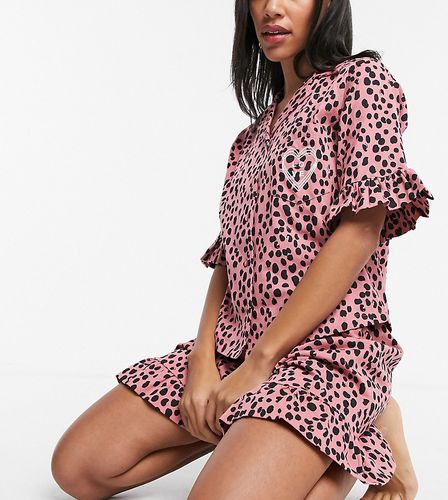 Ensemble de pyjama avec short à imprimé dalmatien - Wednesday's Girl - Modalova