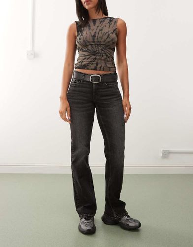 Tension - Jean bootcut slim - dlav effet stri - Weekday - Modalova