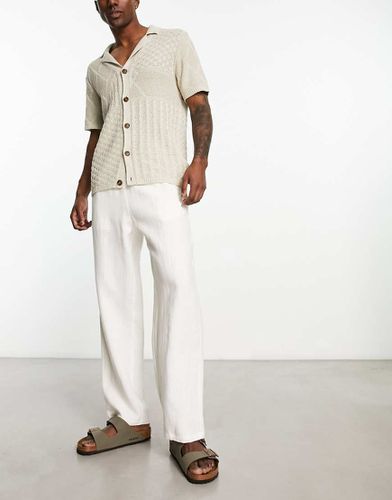 Seth - Pantalon en lin - cassé - Weekday - Modalova