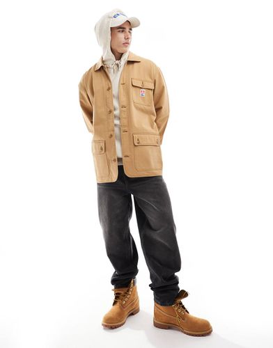 Casey Jones - Veste à chevrons style workwear - Beige - Wrangler - Modalova