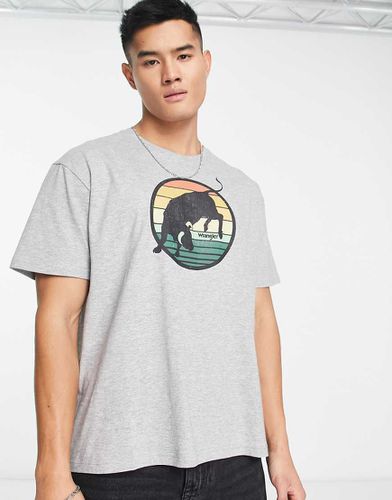 Wrangler - T-shirt imprimé - Gris - Wrangler - Modalova