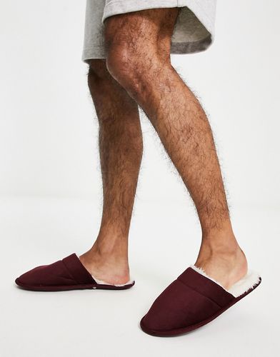 Chaussons style mules - Bordeaux - Totes - Modalova