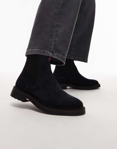 Bottines Chelsea confortables en daim - Tommy Hilfiger - Modalova