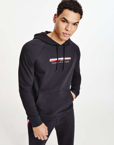 Sweat à capuche confort à logo drapeau - Tommy Hilfiger - Modalova