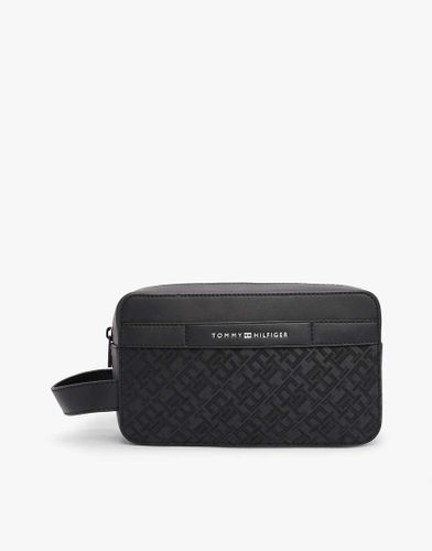 Trousse de toilette avec logo monogramme estampé - Tommy Hilfiger - Modalova