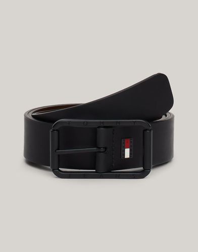 Ceinture réversible en cuir ton sur ton - Tommy Jeans - Modalova