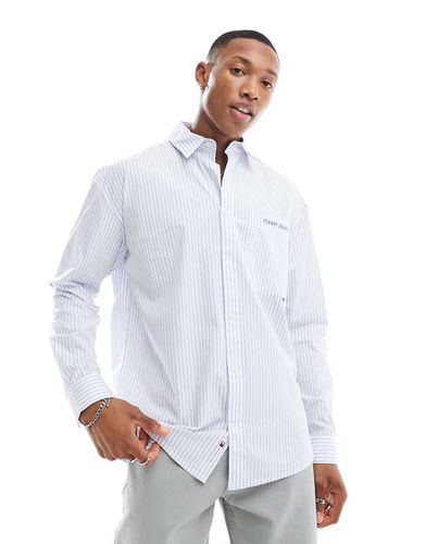 Chemise classique unisexe décontractée à rayures - Tommy Jeans - Modalova