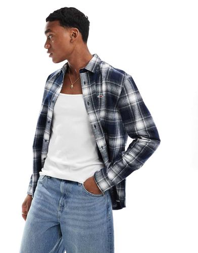 Chemise en flanelle à carreaux coupe décontractée - Tommy Jeans - Modalova